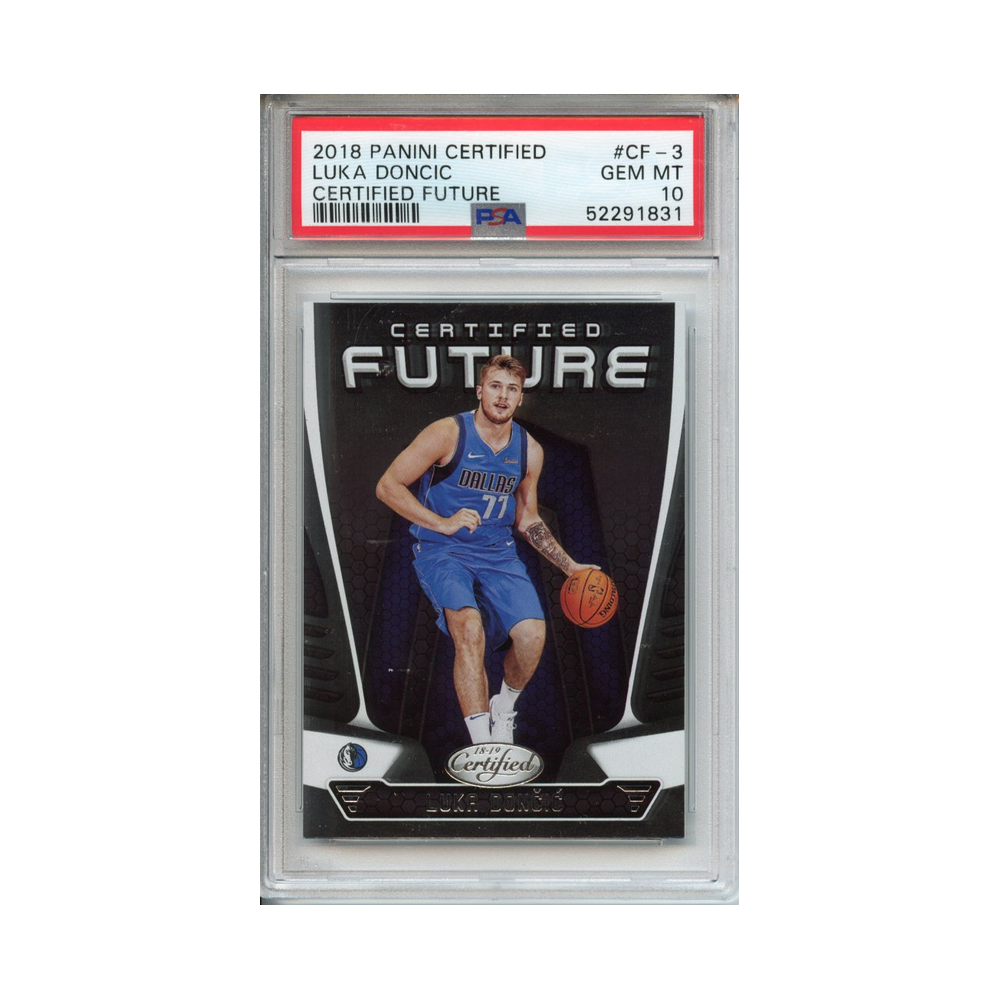 Luka-Doncic-Certified-Future-2018-Panini-Certified-PSA-10-Vorderseite