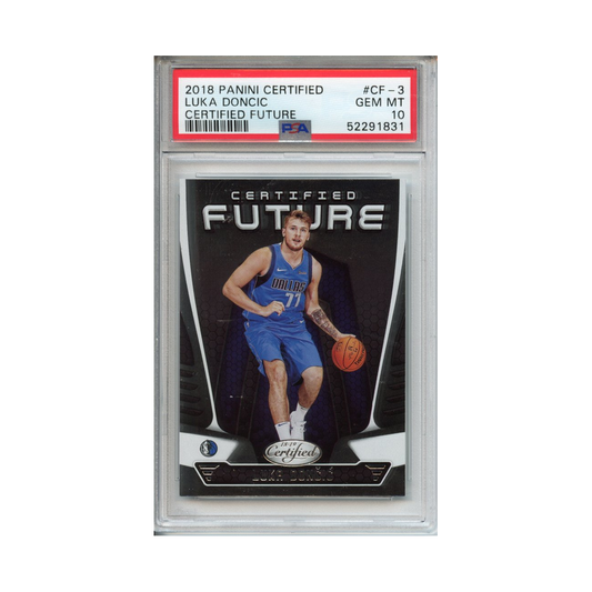 Luka-Doncic-Certified-Future-2018-Panini-Certified-PSA-10-Vorderseite