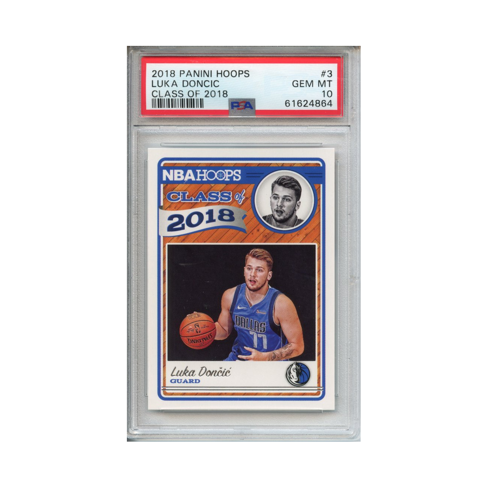 Luka-Doncic-Class-of-2018-2018-Panini-Hoops-PSA-10-Vorderseite