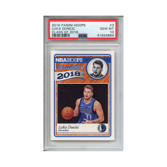 Luka-Doncic-Class-of-2018-2018-Panini-Hoops-PSA-10-Vorderseite