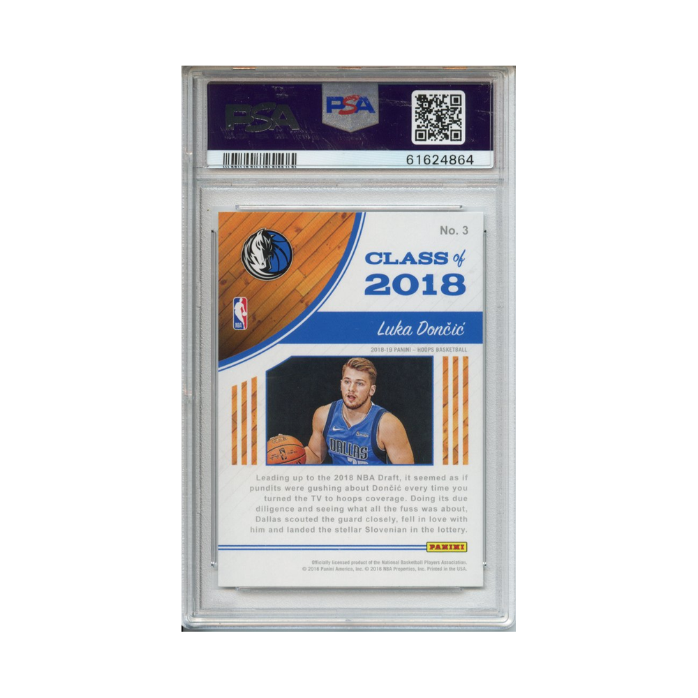 Luka-Doncic-Class-of-2018-2018-Panini-Hoops-PSA-10-Rückseite