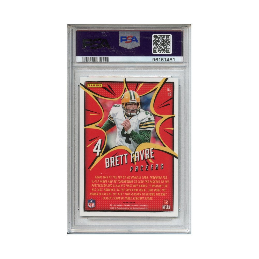 Brett-Favre-MVP-2018-Panini-Donruss-Optic-PSA-9-Rückseite
