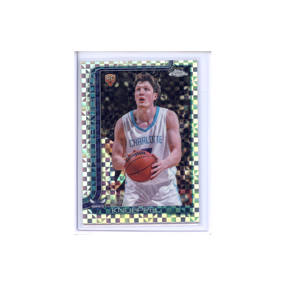 Kon-Knueppel-X-Fractor-2025-Topps-Chrome-#4-Vorderseite