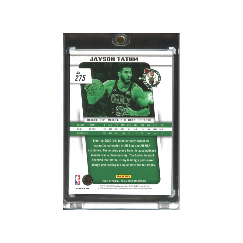 Jayson-Tatum-Gold-Prizm-/10-2024-Prizm-Deca-Rückseite