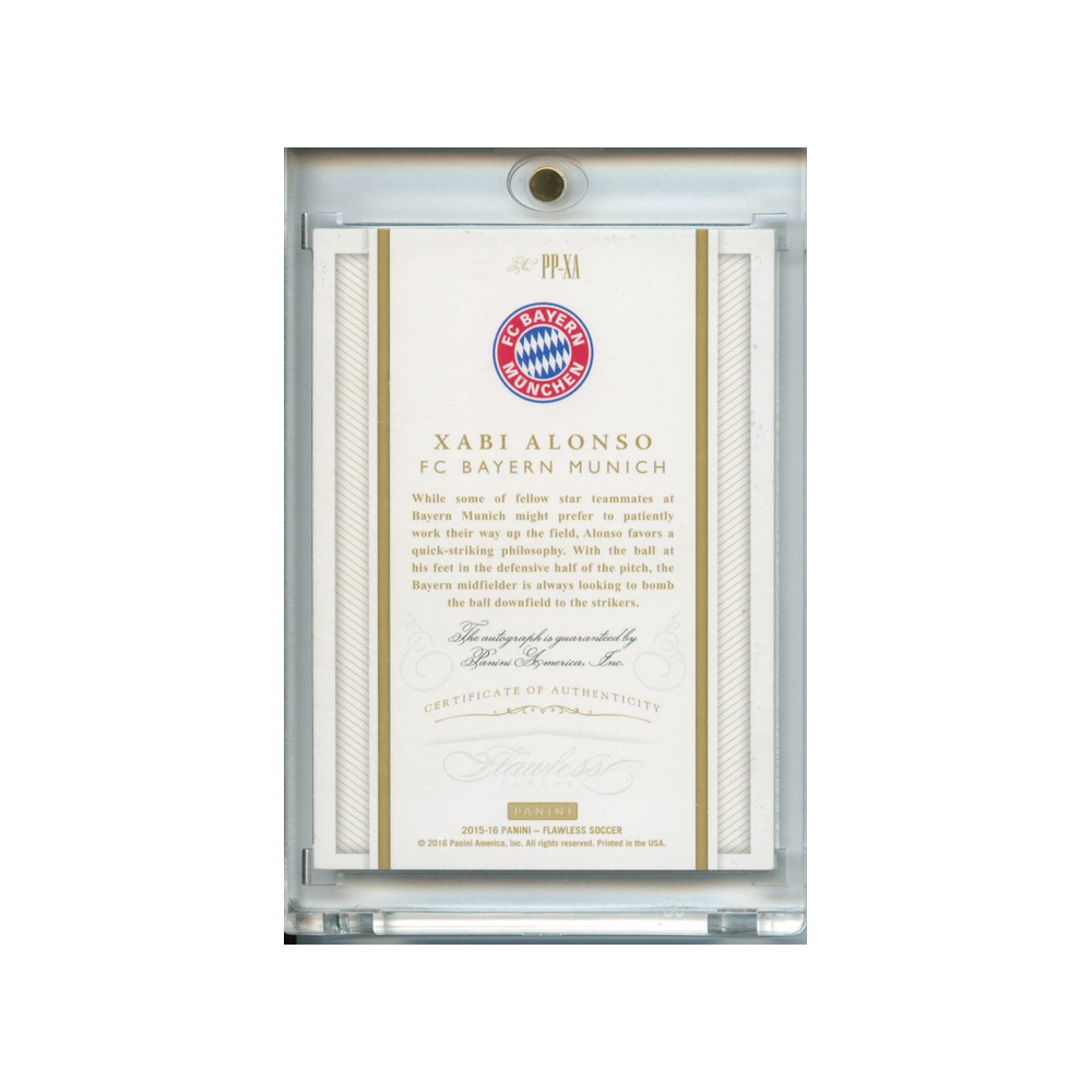 Xabi-Alonso-Auto-Pitch-Perfect-/25-2015-Flawless-Soccer-Rückseite