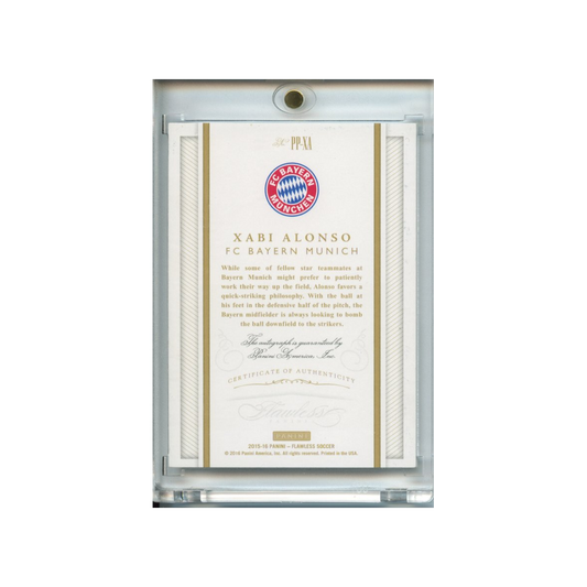 Xabi-Alonso-Auto-Pitch-Perfect-/25-2015-Flawless-Soccer-Rückseite