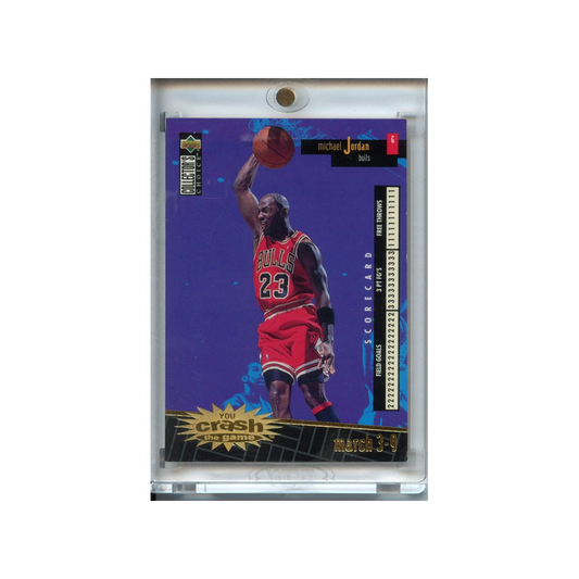 Michael-Jordan-You-Crash-the-Game-Gold-1996-Upper-Deck-Collector's-Choice-Vorderseite