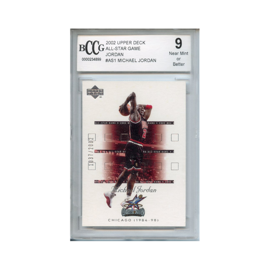 Michael-Jordan-All-Star-Game-2002-Upper-Deck-#2-BCCG-9-Vorderseite