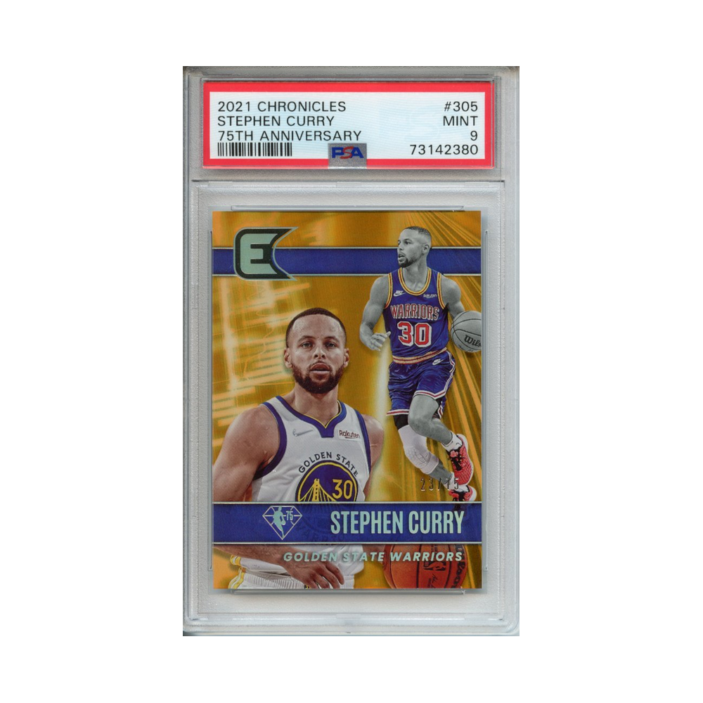 Stephen-Curry-75Th-Anniversary-2021-Chronicles-PSA-9-Vorderseite