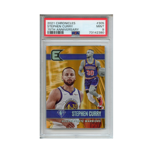 Stephen-Curry-75Th-Anniversary-2021-Chronicles-PSA-9-Vorderseite