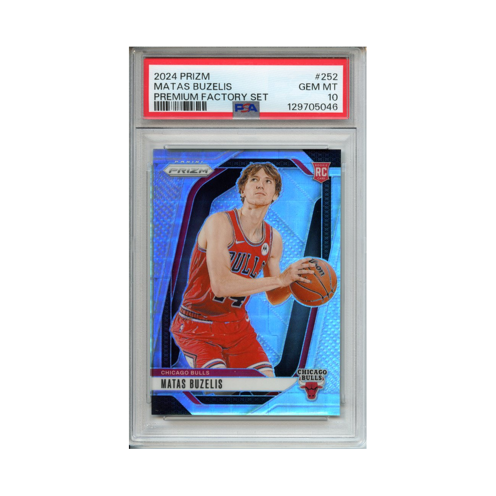 Matas-Buzelis-Premium-Factory-Set-2024-Prizm-PSA-10-Vorderseite