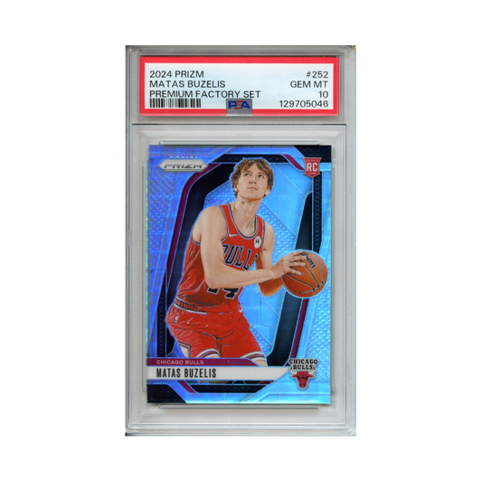Matas-Buzelis-Premium-Factory-Set-2024-Prizm-PSA-10-Vorderseite