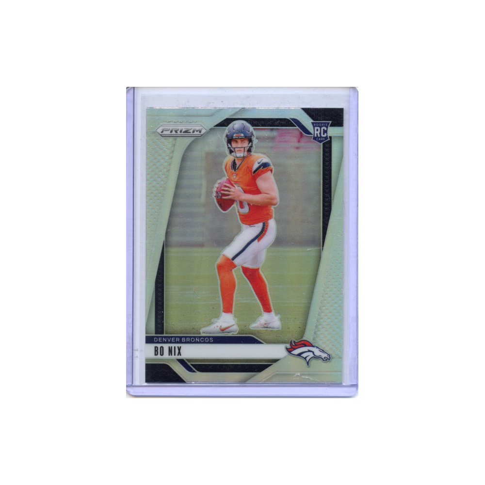 Bo-Nix-Silver-Prizm-2024-Prizm-Football-Vorderseite