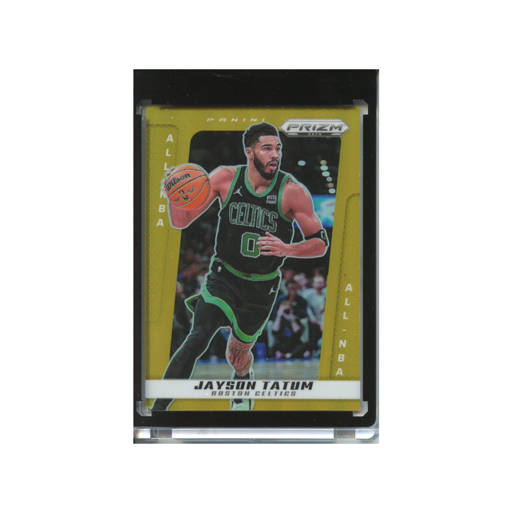 Jayson-Tatum-Gold-Prizm-/10-2024-Prizm-Deca-Vorderseite