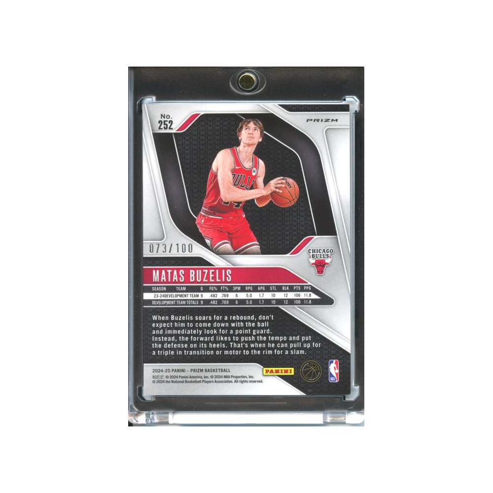 Matas-Buzelis-Red-Fast-Break-/100-2024-Prizm-Rückseite