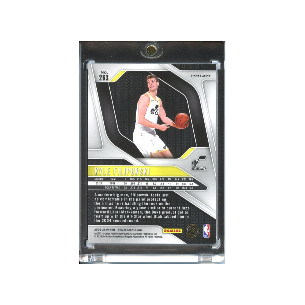Kyle-Filipowski-Tiger-Choice-2024-Prizm-Rückseite