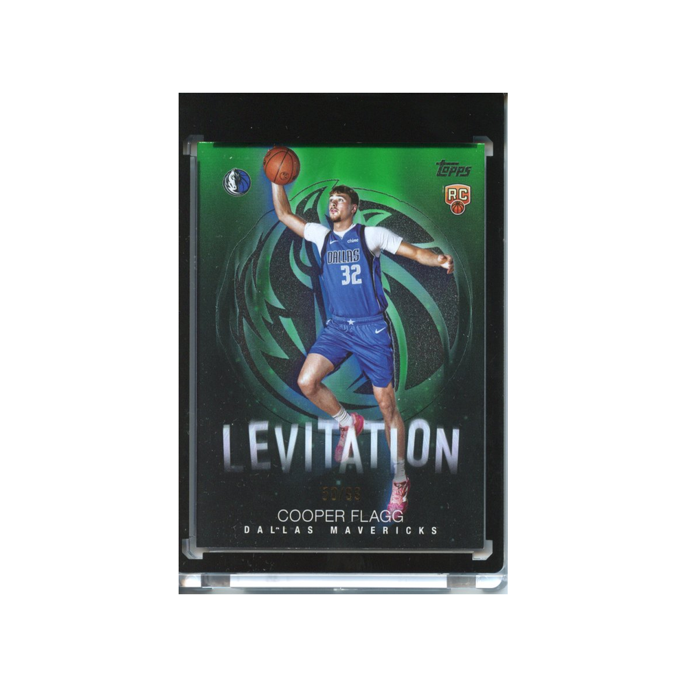 Cooper-Flagg-Levitation-Green-Rainbow-/99-2025-Topps-Vorderseite