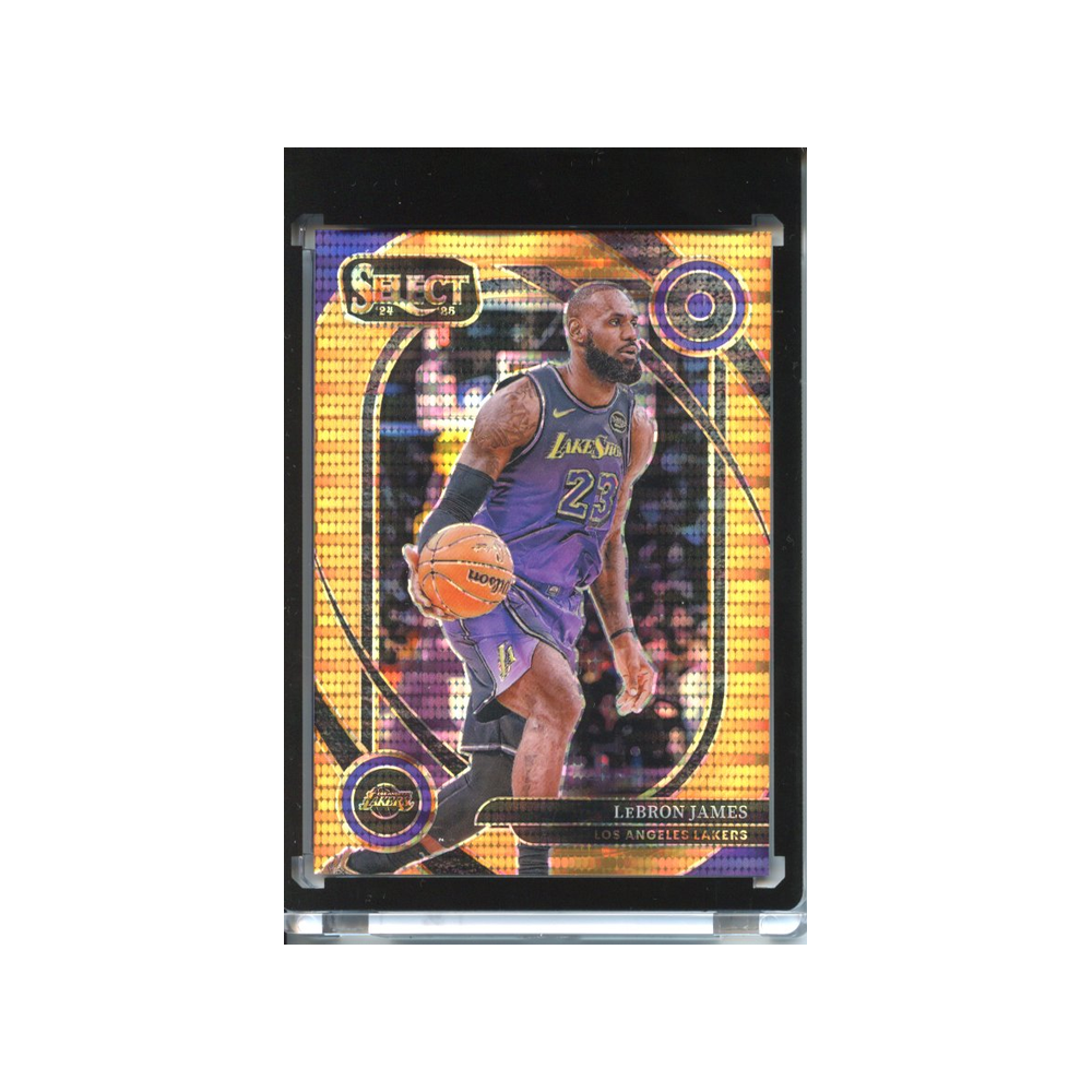 Lebron-James-Neon-Orange-Pulsar-/18-2024-Select-Vorderseite