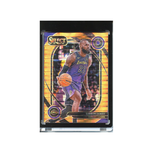 Lebron-James-Neon-Orange-Pulsar-/18-2024-Select-Vorderseite