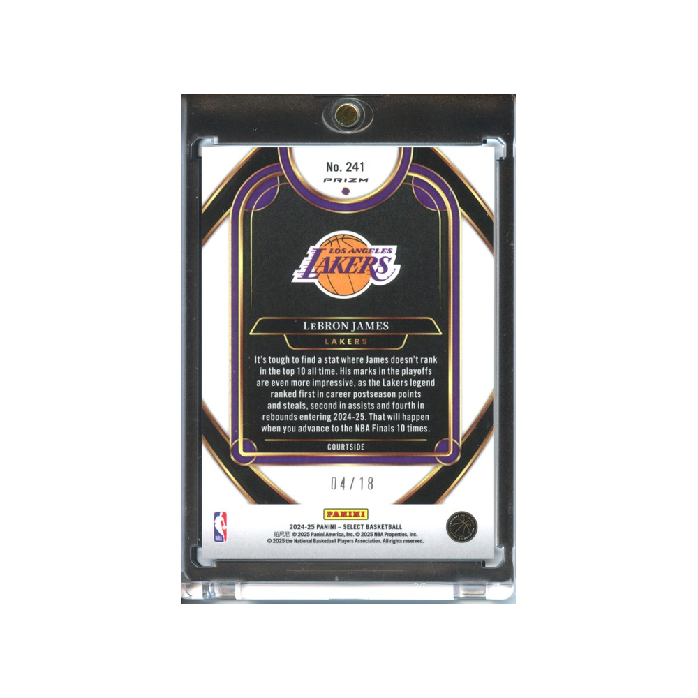 Lebron-James-Neon-Orange-Pulsar-/18-2024-Select-Rückseite