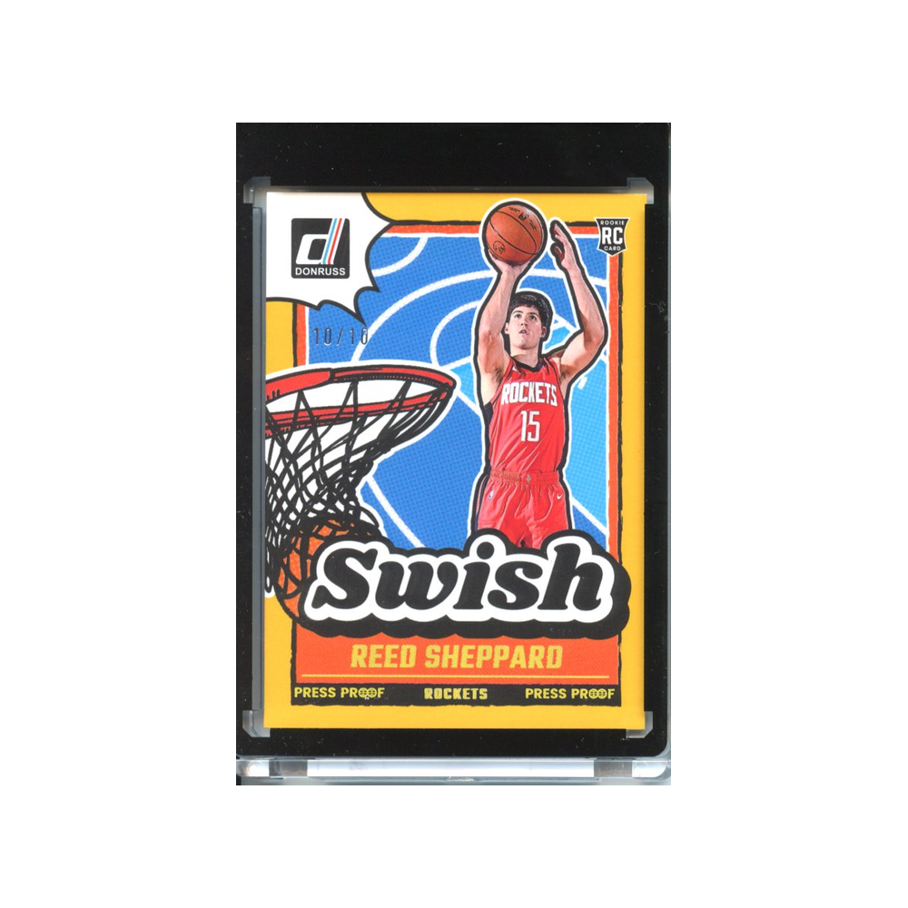 Reed-Sheppard-Gold-Swish-/10-2024-Donruss-Vorderseite