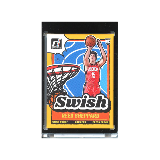 Reed-Sheppard-Gold-Swish-/10-2024-Donruss-Vorderseite