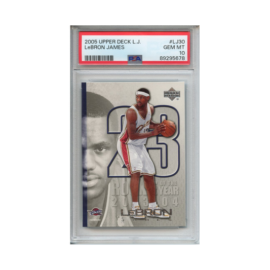 Lebron-James-2005-Upper-Deck-L.J.-PSA-10-Vorderseite