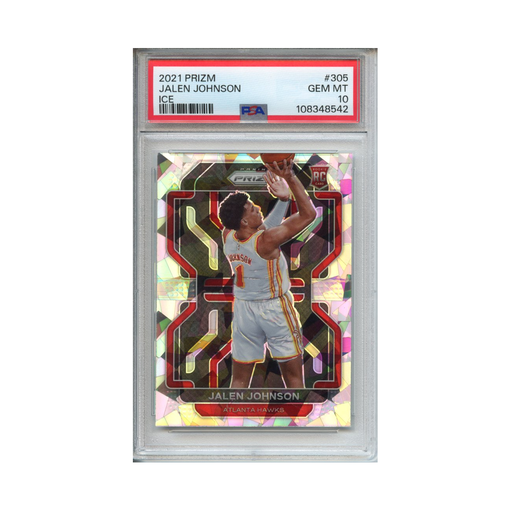 Jalen-Johnson-Ice-2021-Prizm-PSA-10-Vorderseite