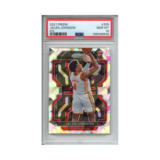 Jalen-Johnson-Ice-2021-Prizm-PSA-10-Vorderseite