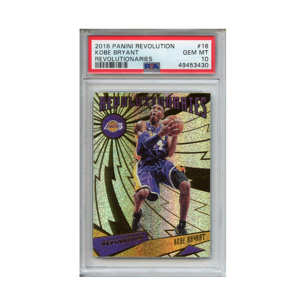 Kobe-Bryant-Revolutionaries-2016-Panini-Revolution-PSA-10-Vorderseite