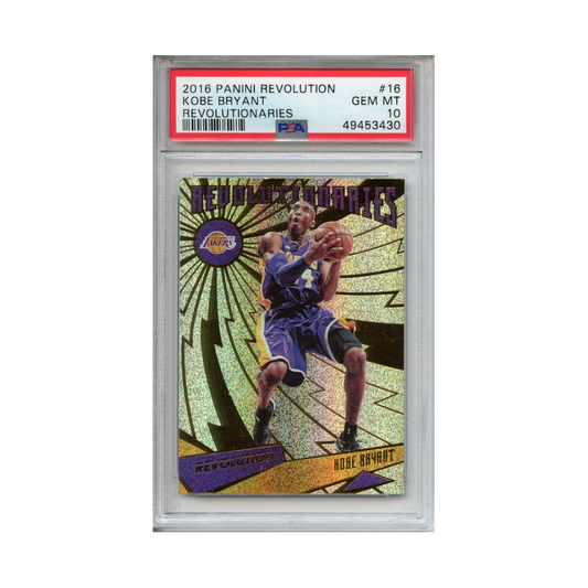Kobe-Bryant-Revolutionaries-2016-Panini-Revolution-PSA-10-Vorderseite