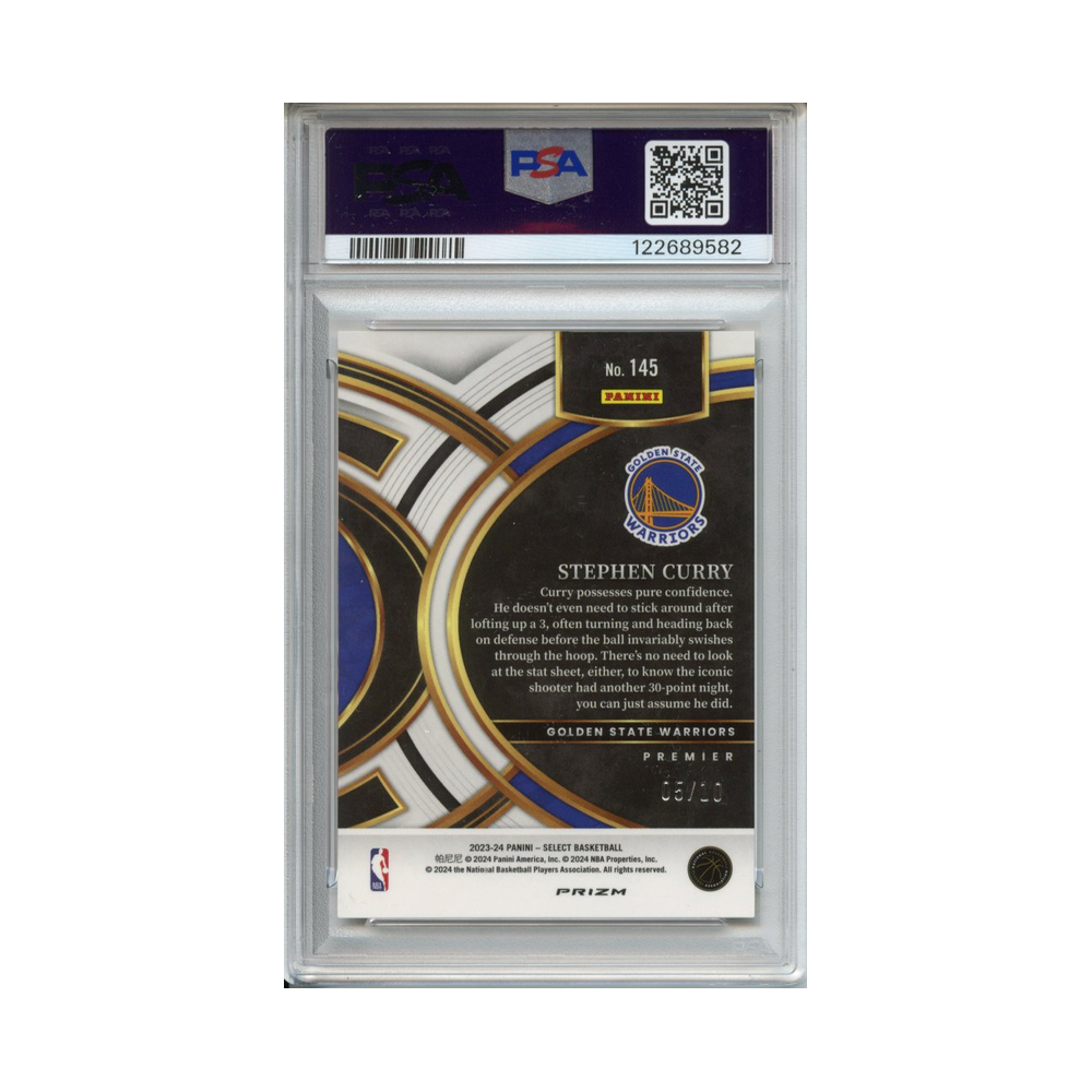 Stephen-Curry-Gold-Wave-2023-Select-PSA-10-Rückseite