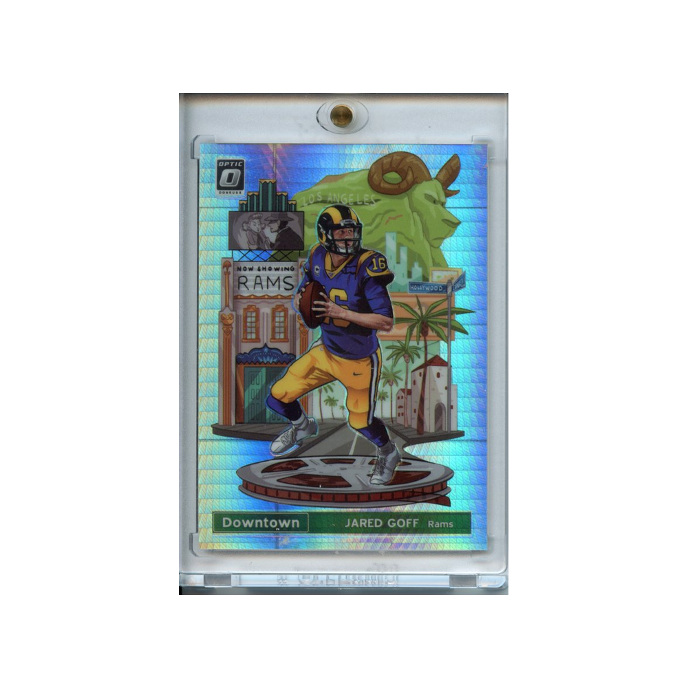 Jared-Goff-Downtown!-2019-Donruss-Optic-Football-Vorderseite