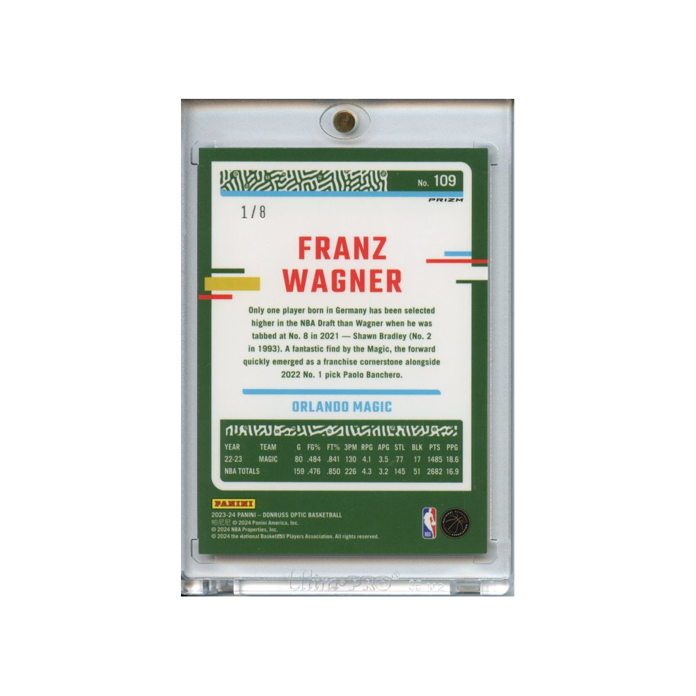 Franz-Wagner-Black-Gold-Mojo-/8-2023-Donruss-Optic-Rückseite