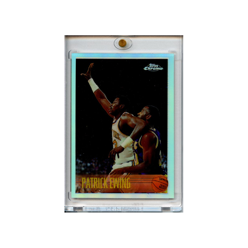Patrick-Ewing-Refractor-1996-Topps-Chrome-Vorderseite