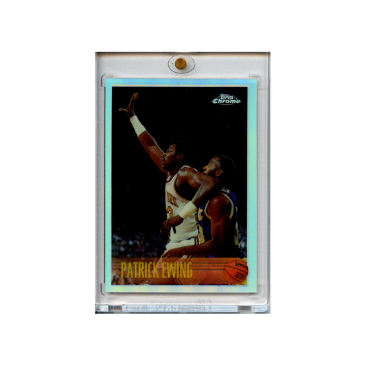 Patrick-Ewing-Refractor-1996-Topps-Chrome-Vorderseite