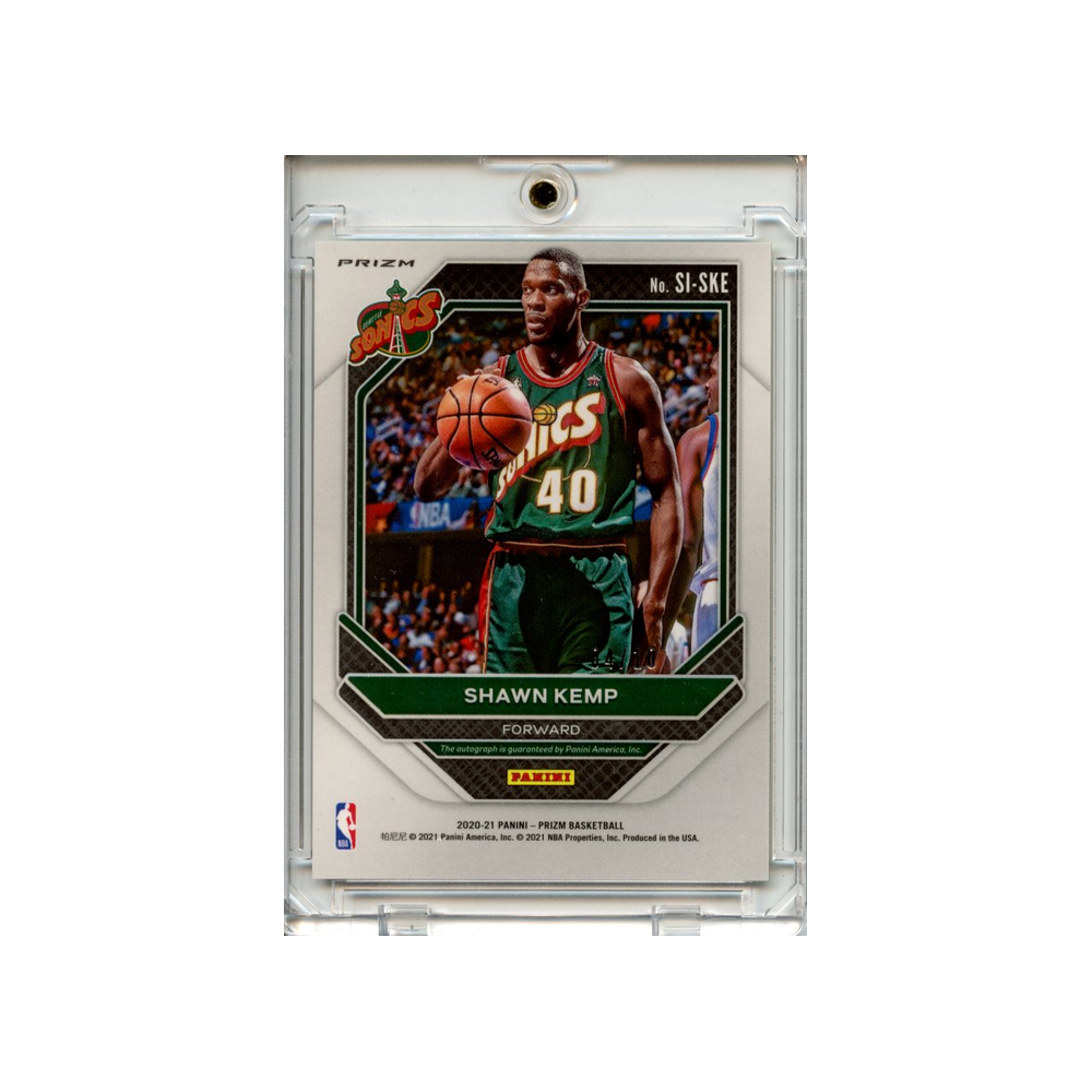 Shawn-Kemp-Auto-Gold-Prizm-Signatures-/10-2020-Prizm-Rückseite