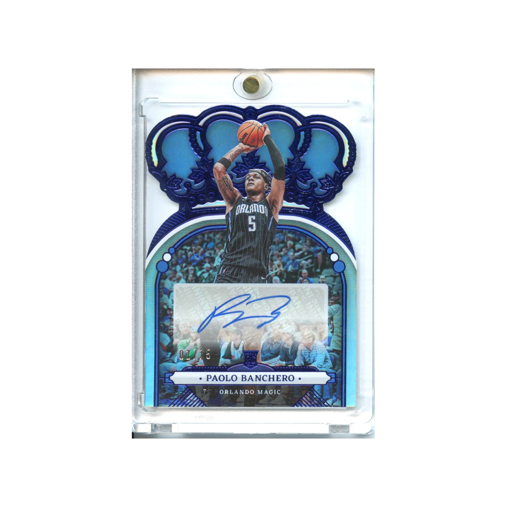 Paolo-Banchero-Auto-Blue-/75-2022-Crown-Royale-Vorderseite