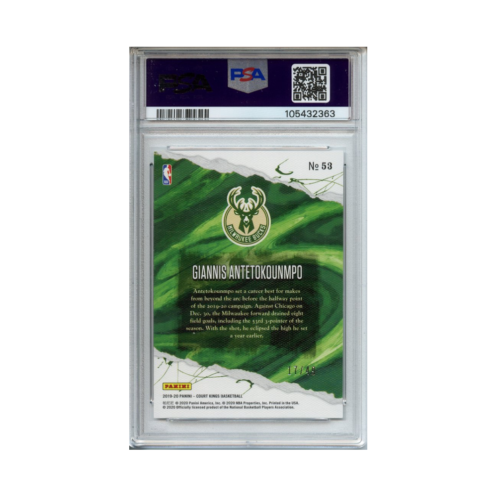 Giannis-Antetokounmpo-Citrine-2019-Panini-Court-Kings-PSA-10-Rückseite