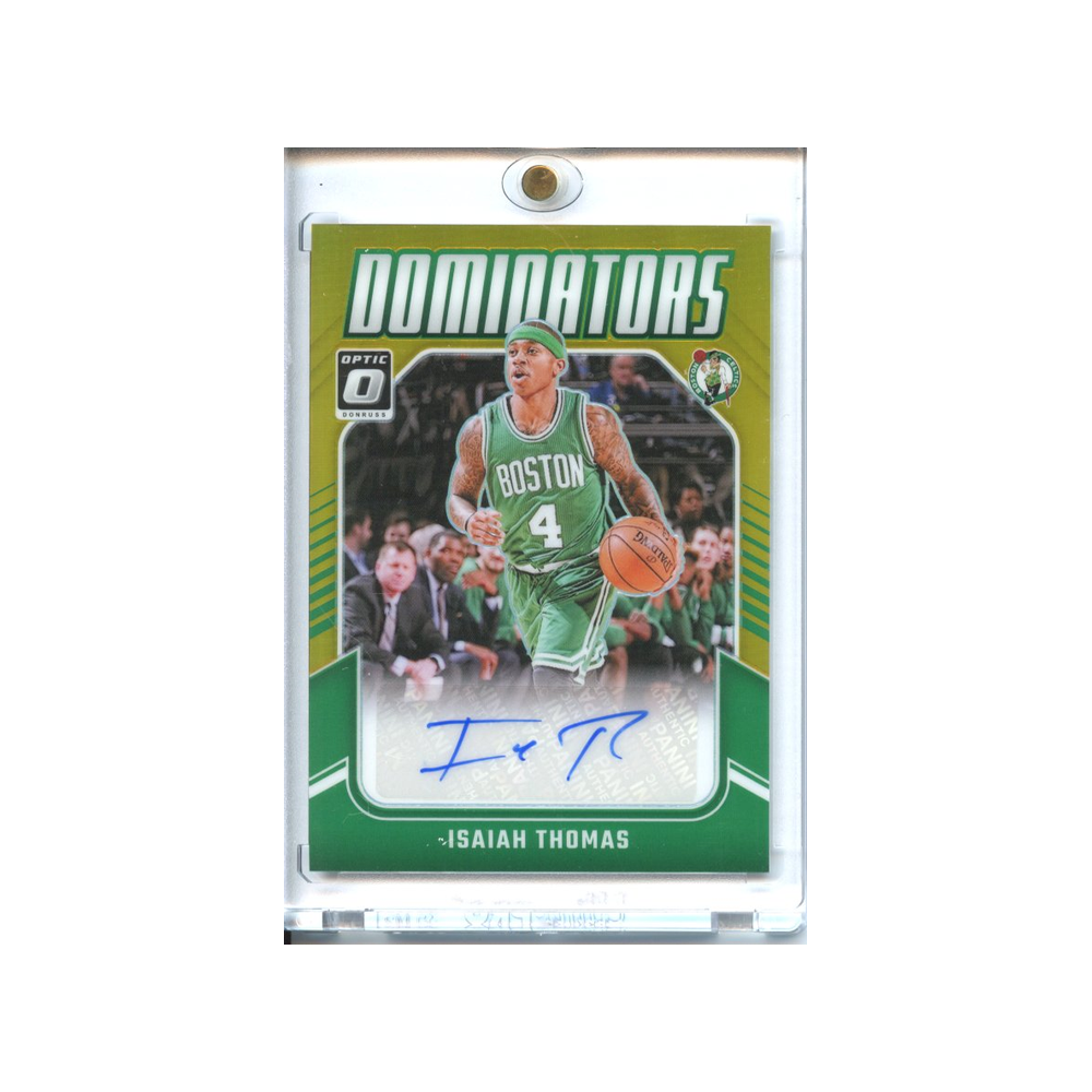 Isaiah-Thomas-Auto-Gold-Dominators-/10-2024-Donruss-Optic-Vorderseite