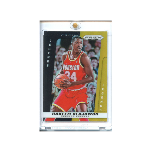 Hakeem-Olajuwon-Black-Gold-Legends-/5-2024-Prizm-Deca-Vorderseite