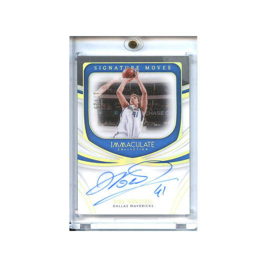 Dirk-Nowitzki-Auto-Signature-Moves-/25-2021-Immaculate-Vorderseite