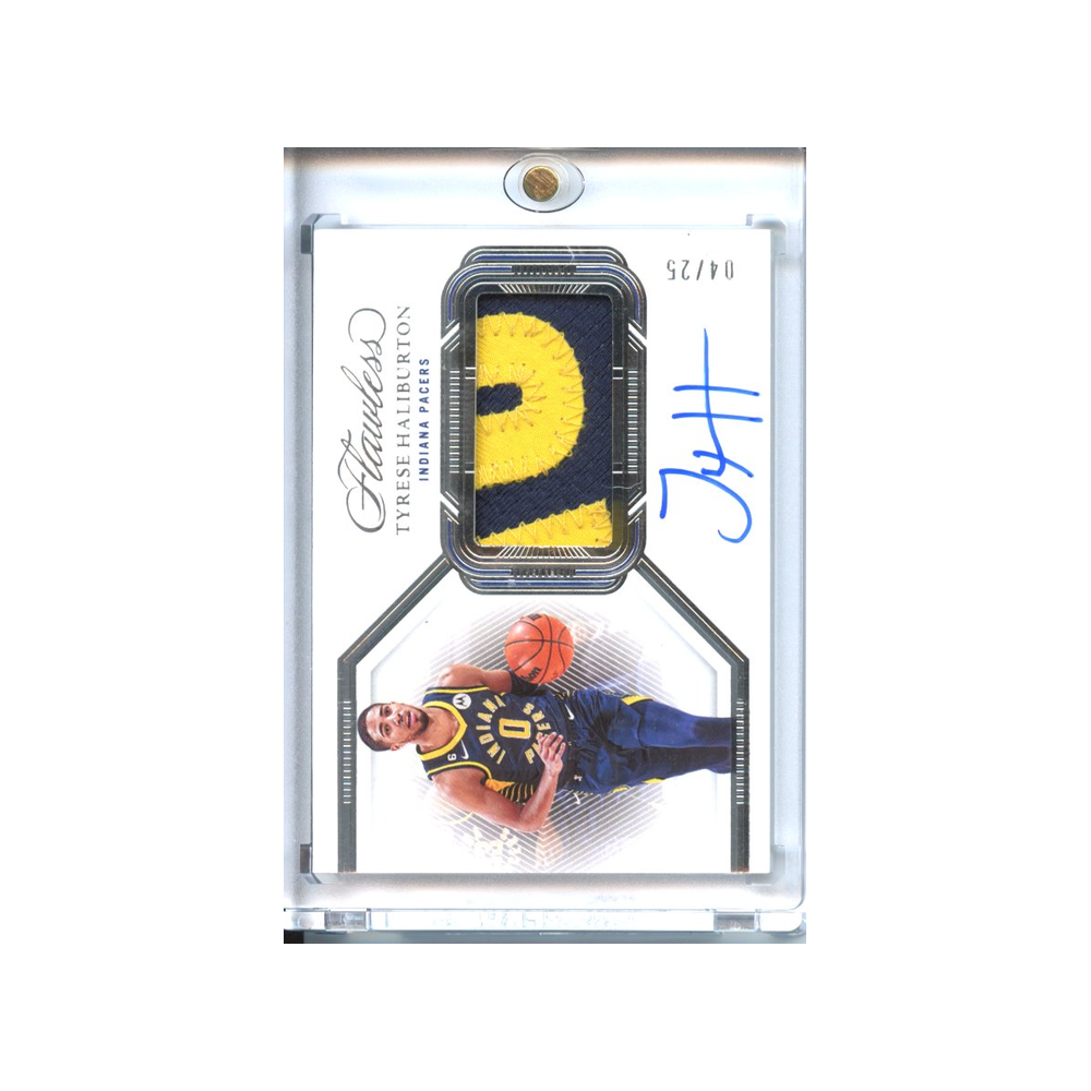 Tyrese-Haliburton-Patch-Auto-/25-2022-Flawless-Vorderseite