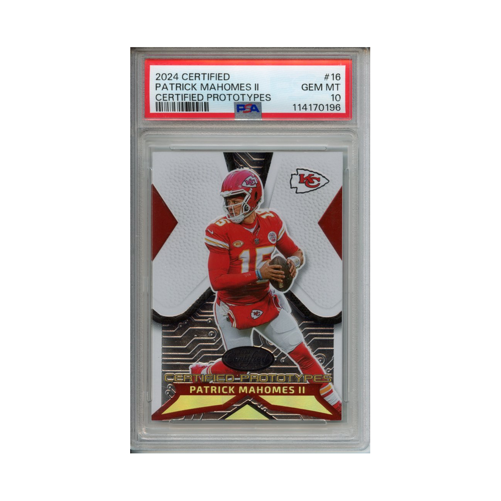 Patrick-Mahomes-II-Certified-Prototypes-2024-Certified-PSA-10-Vorderseite