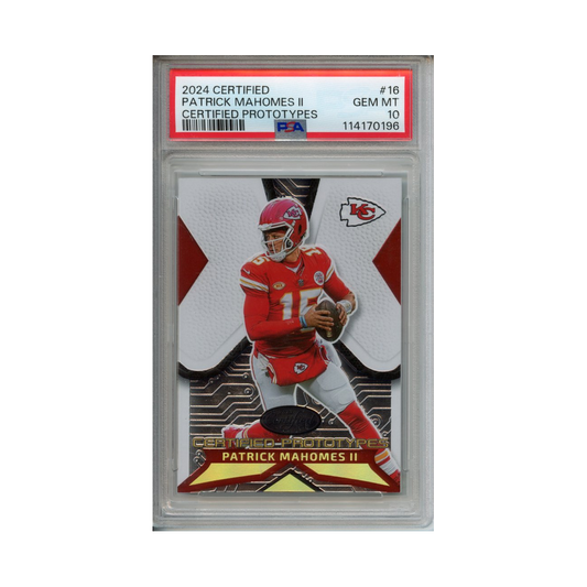 Patrick-Mahomes-II-Certified-Prototypes-2024-Certified-PSA-10-Vorderseite