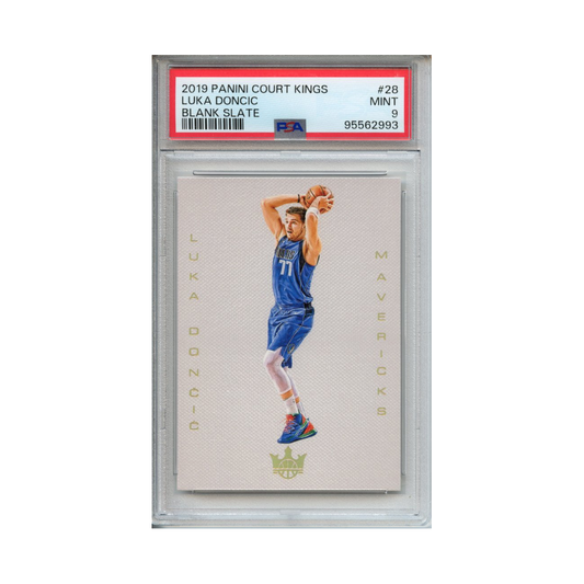 Luka-Doncic-Blank-Slate-2019-Panini-Court-Kings-PSA-9-Vorderseite