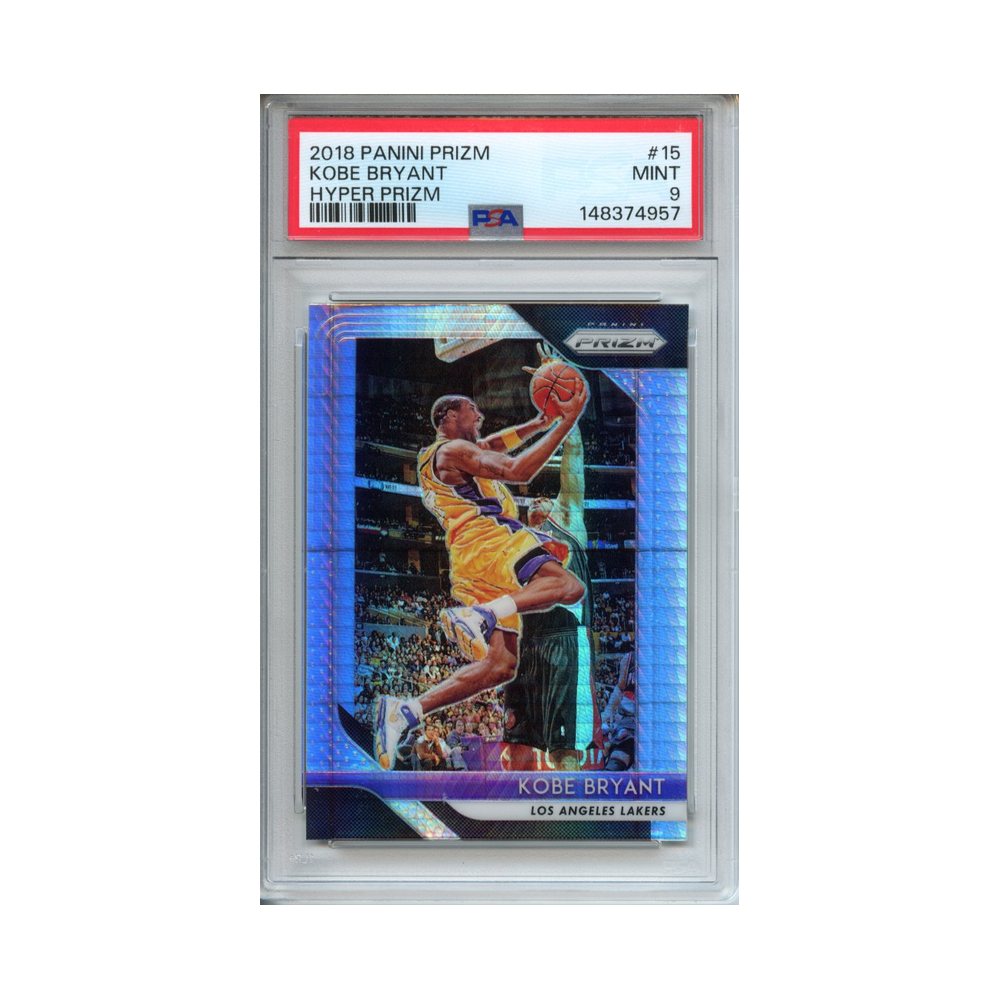 Kobe-Bryant-Hyper-Prizm-2018-Panini-Prizm-PSA-9-Vorderseite