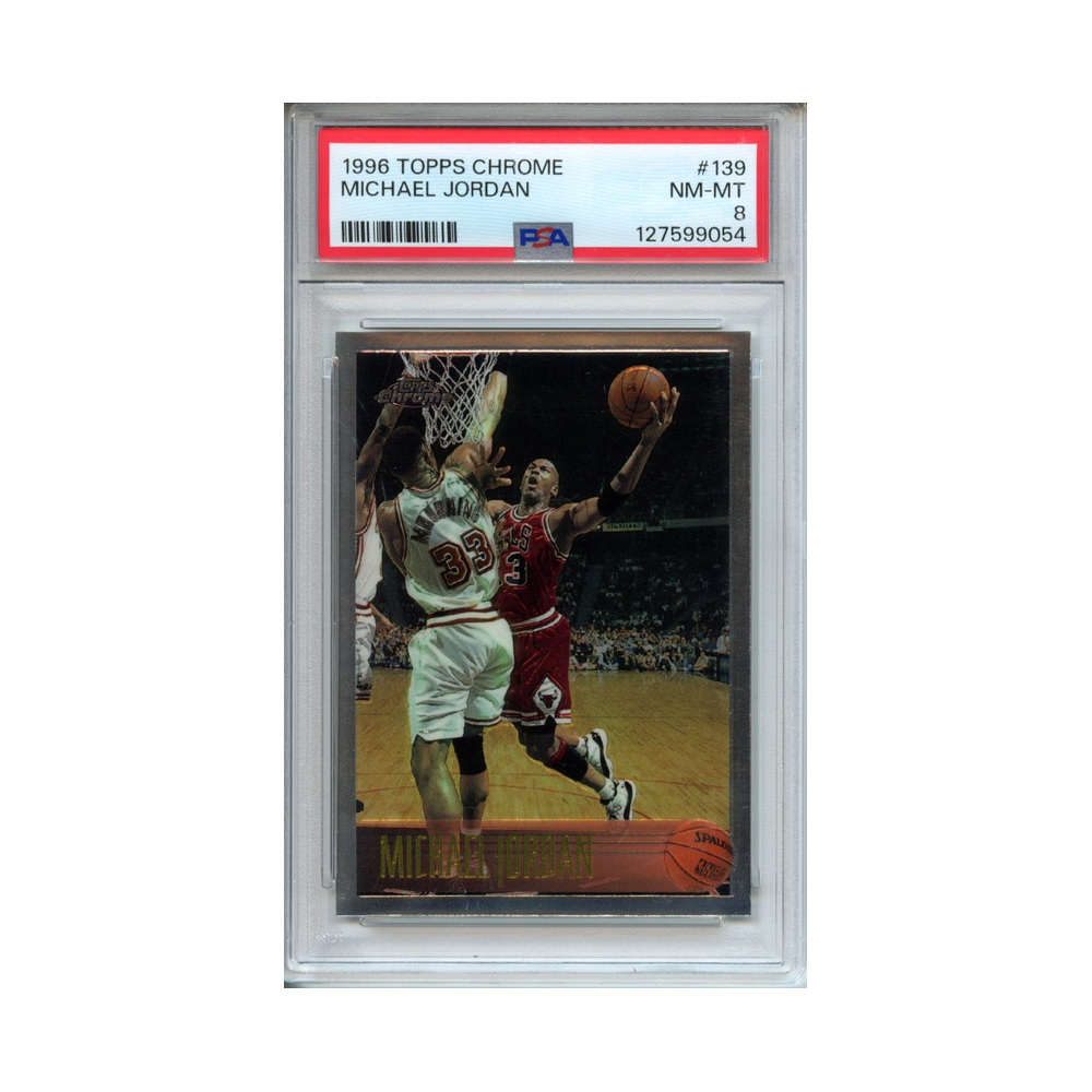 Michael-Jordan-1996-Topps-Chrome-PSA-8-Vorderseite