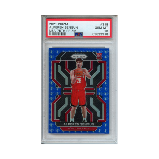 Alperen-Sengun-NBA-75TH-Prizm-2021-Prizm-PSA-10-Vorderseite