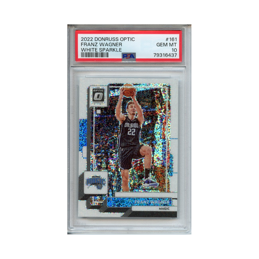 Franz-Wagner-White-Sparkle-2022-Donruss-Optic-PSA-10-Vorderseite